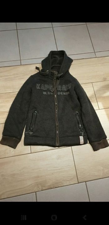 Veste lainage moumoute kaporal 10 ans