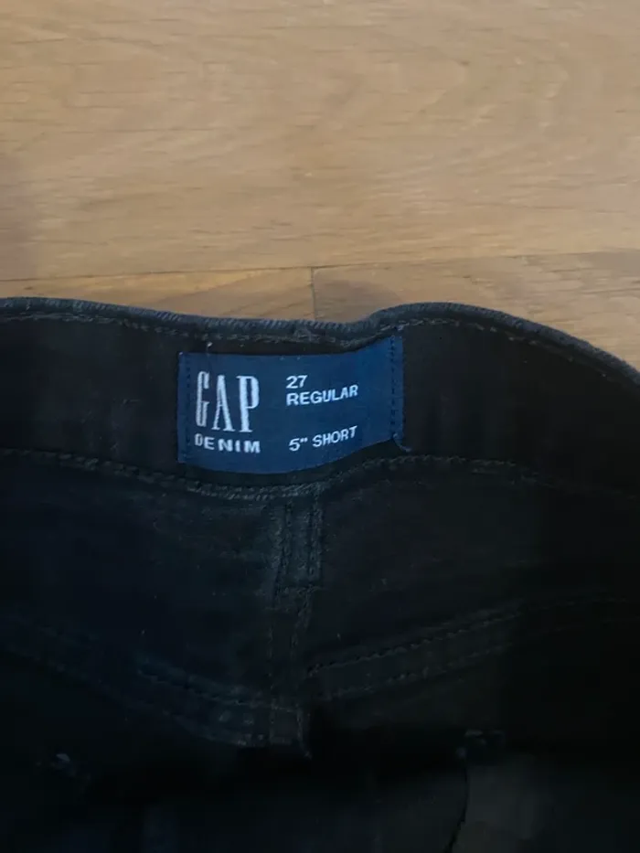 Short en jean noir gap régular en 27 - photo numéro 5