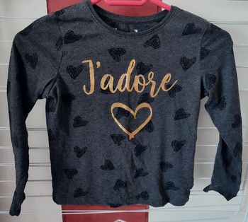 Haut manches longues fille 7-8 ans / Primark