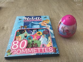 Lot disney oeuf et stickers neuf
