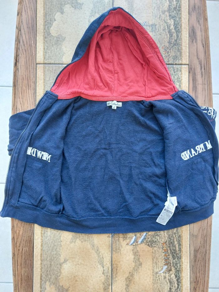 Veste à capuche 👦 U Collection 3 ans 💯% coton - photo numéro 5