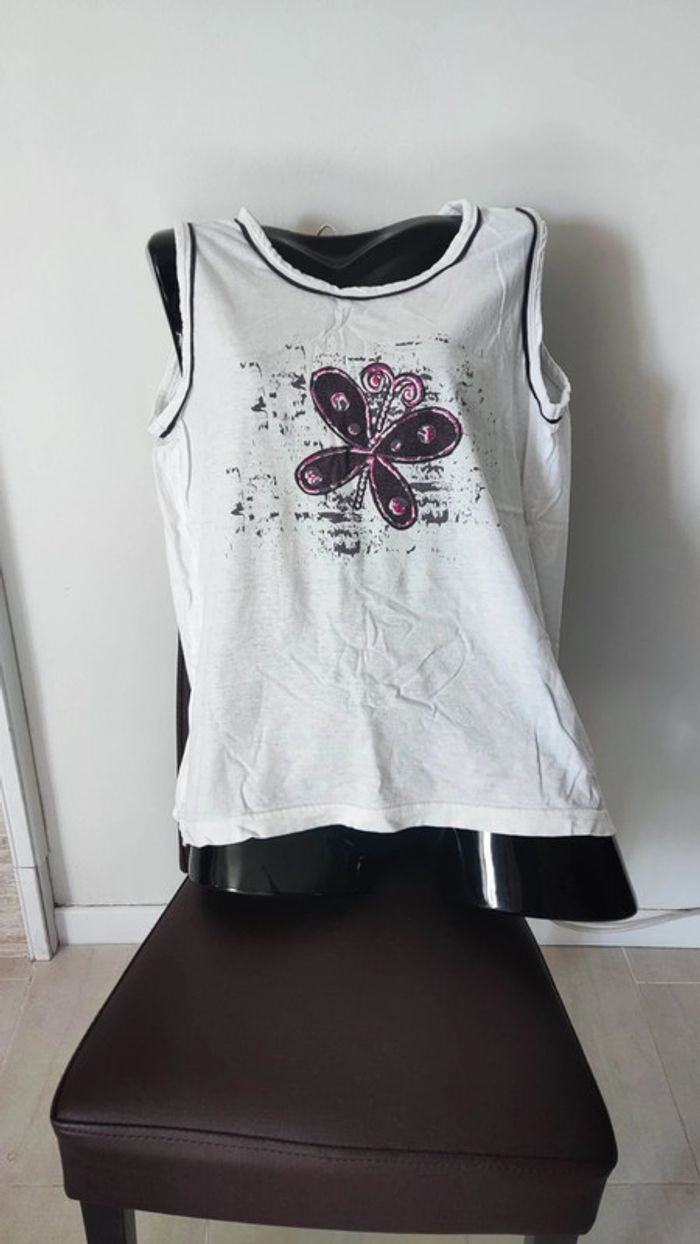 Débardeur blanc bnk taille 38