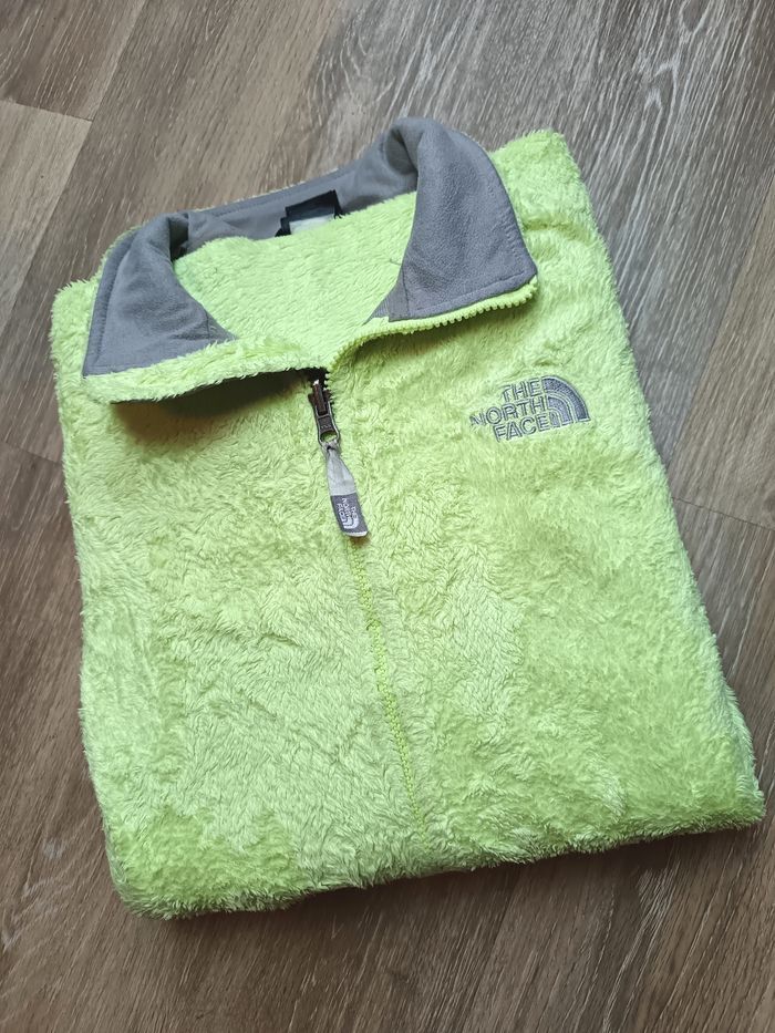 Veste polaire the north face femme taille L jaune fluo