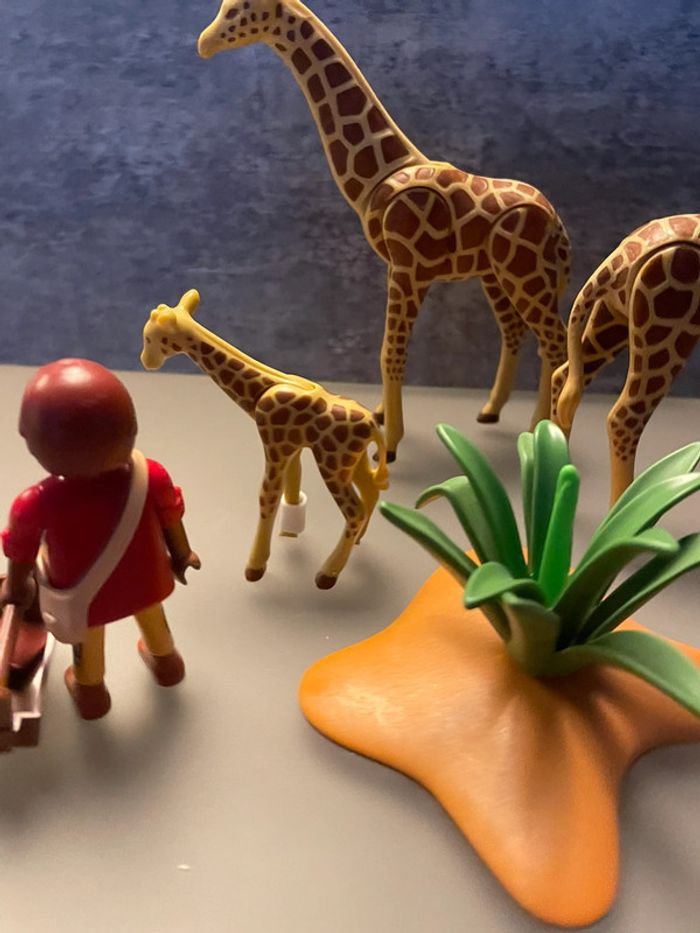 Playmobil safari girafe soigneur - photo numéro 8