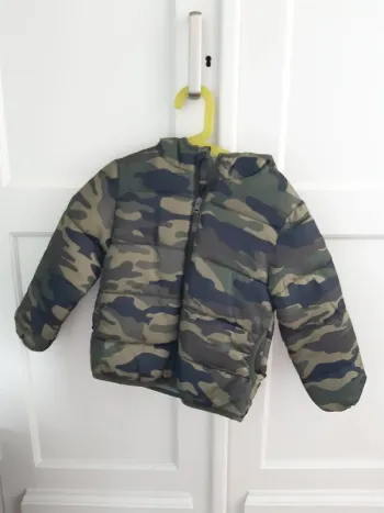 Blouson / manteau , 4.5ans 110cm tex neuf garçon militaire
