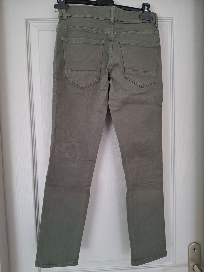 Pantalon garçon kaki slim - photo numéro 2