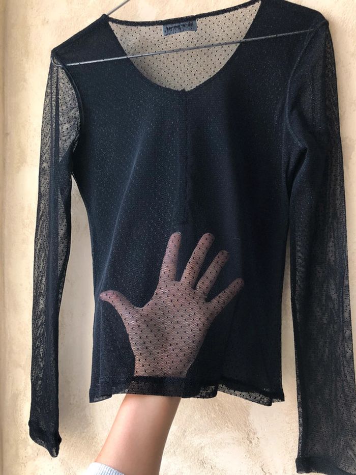 Top mesh noir Fashion express S/M - photo numéro 5