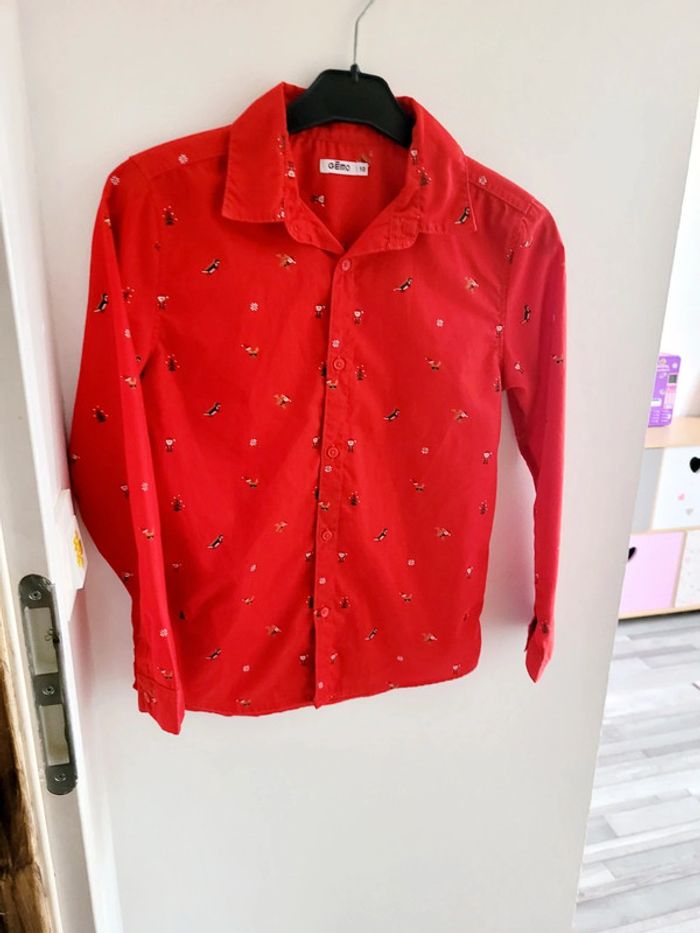 Chemise de Noël 10 ans