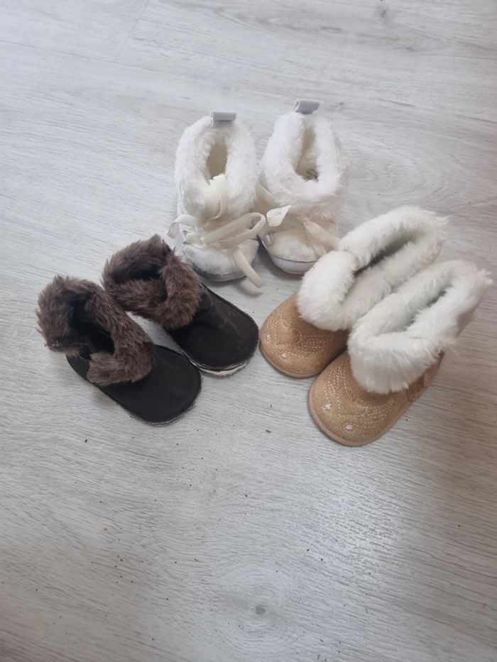Chaussures bébé fourrées