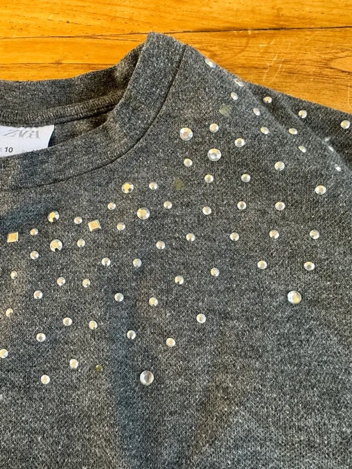 Pull gris Zara - photo numéro 2