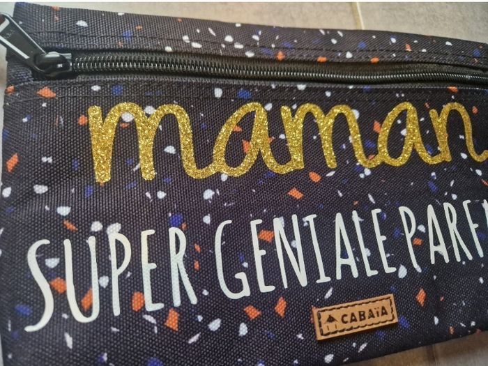 Pochette cabaïa personnalisée "maman" - photo numéro 2