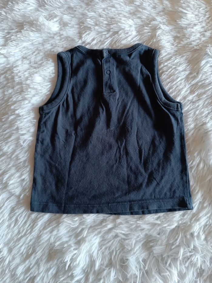 2€ Débardeur bleu marine T. 12 mois TAO - photo numéro 4