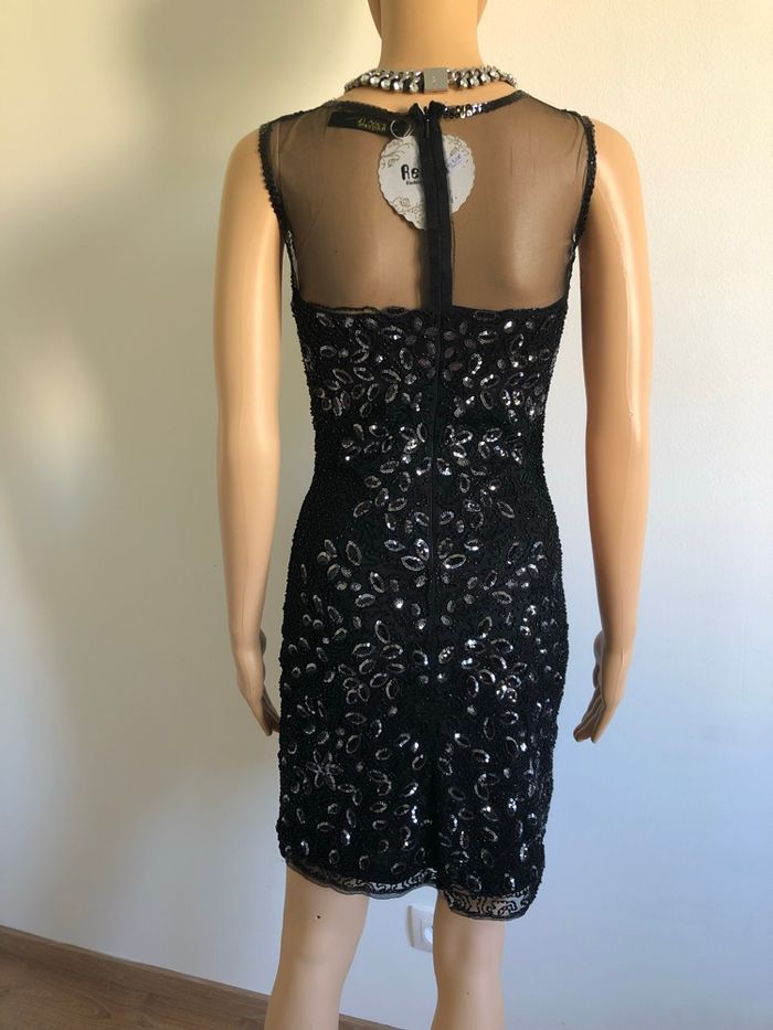 Robe noire et argentée neuve avec sequins Realty taille S (valeur 45€) - photo numéro 5