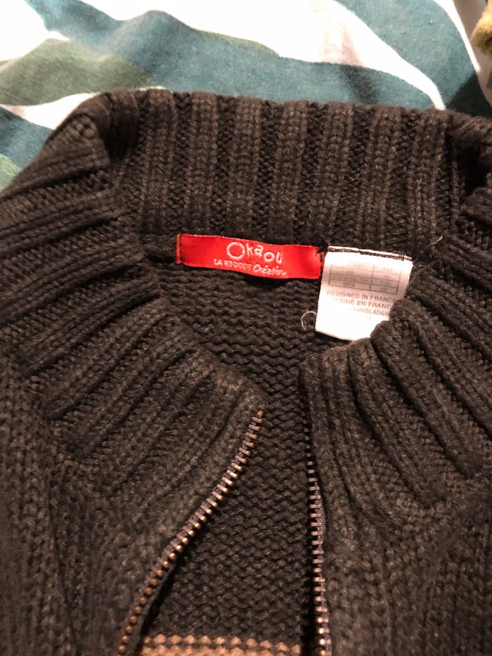 Veste pull zippé 6ans - photo numéro 2