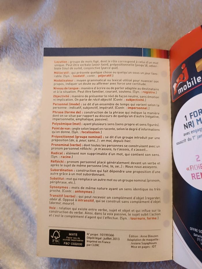 Livre Fiches de révision Français 3ème _ Bordas - photo numéro 11