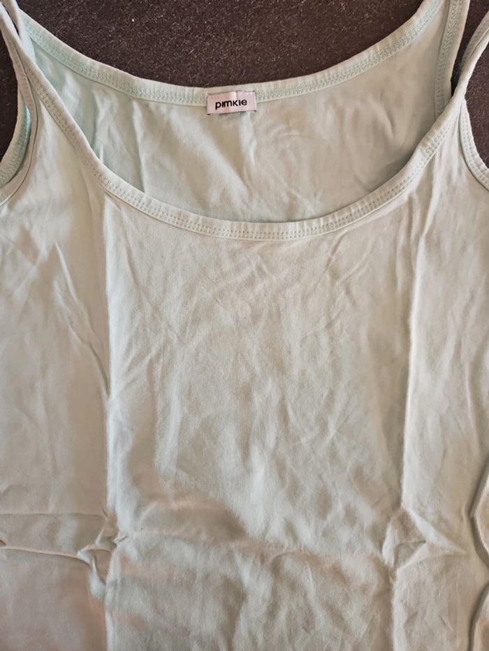 Debardeur vert d'eau pimkie T M 38 - photo numéro 2