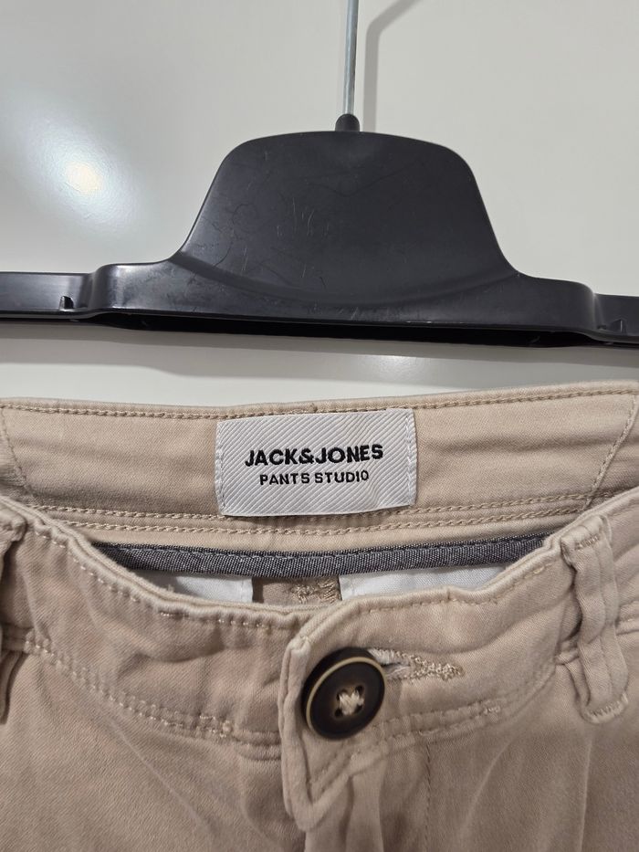 Pantalon Chino Crème - photo numéro 2