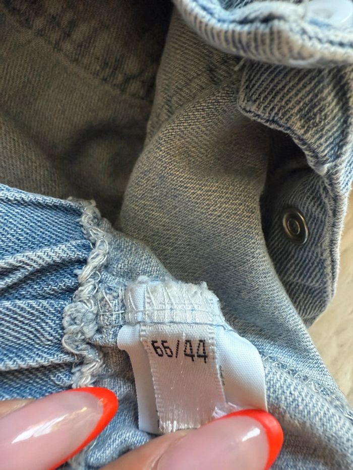 Combinaison en jean bébé fille - photo numéro 4