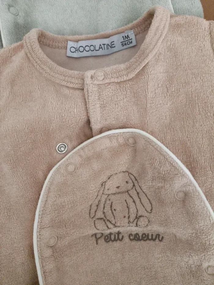 Lot pyjama chocolatine 1 mois - photo numéro 2