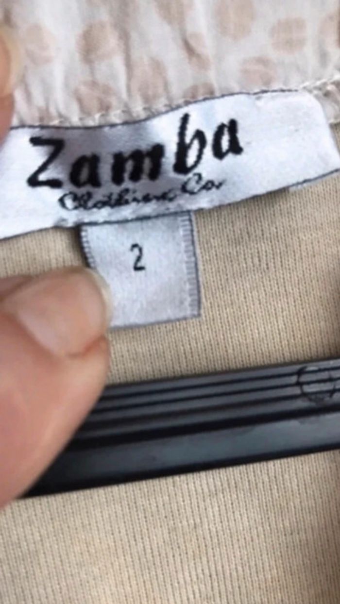Haut et son chemisier 2 en 1 , taille 2 , Zamba - photo numéro 5