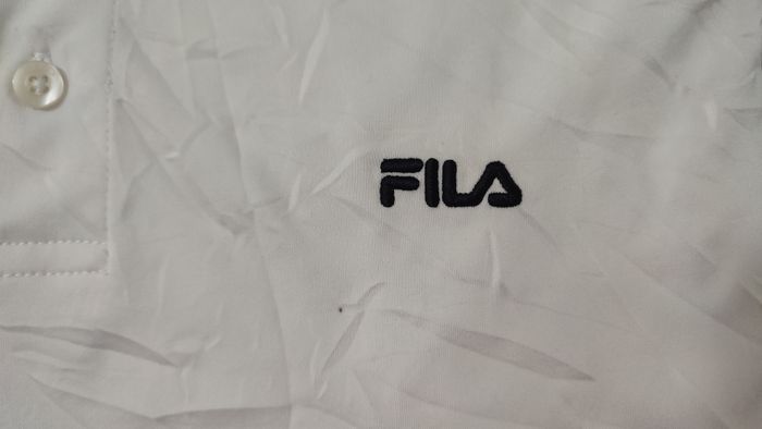 Vêtement Homme Polo blanc Fils Fila taille L #RETROSTREET - photo numéro 4