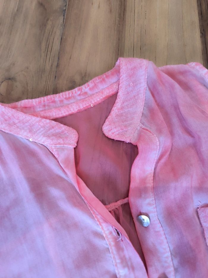 Top blouse été rose m 38 - photo numéro 3