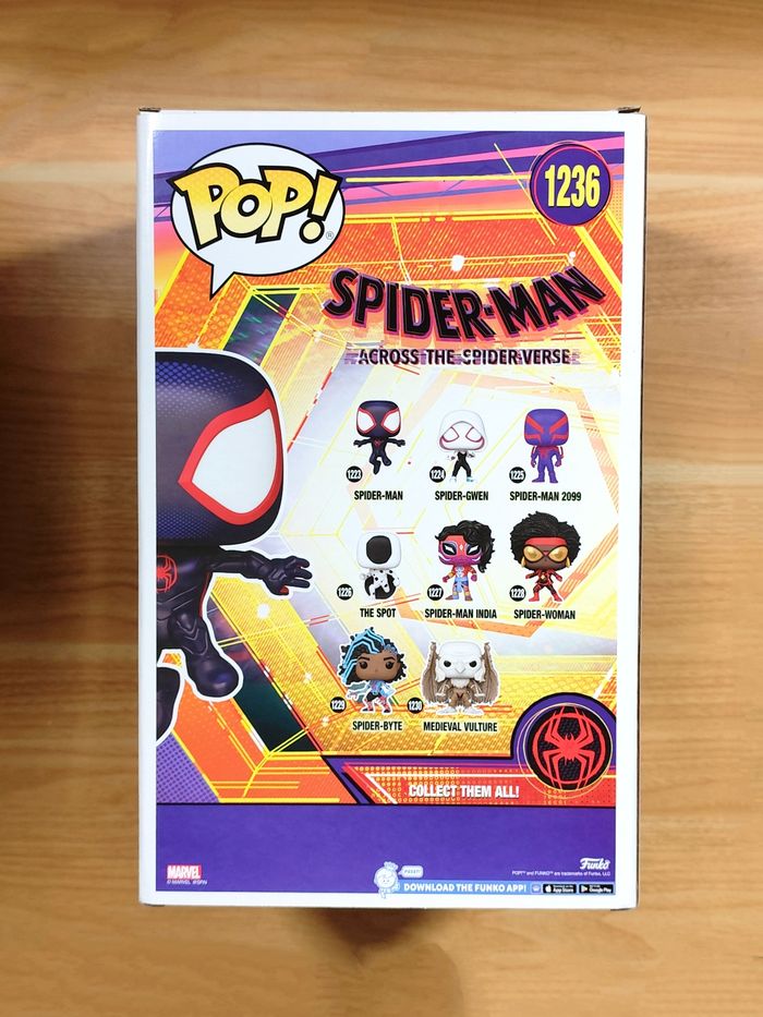 Funko Pop! Spider-Man 1236 - Across The Spider-Verse - Miles Morales - photo numéro 3