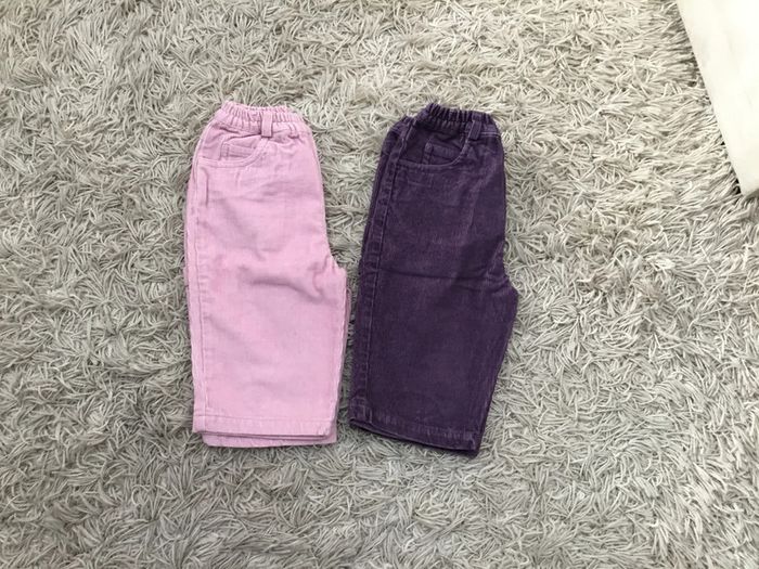 Lot de 2 velours fille