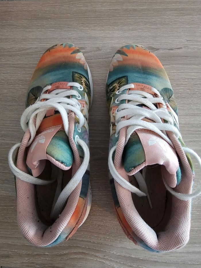 Jolie paire de basket Adidas zx flux pointure 36 - photo numéro 4
