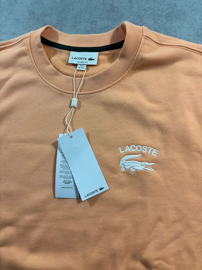 Ensemble Lacoste Corail/Abricot Taille XXL Neuf avec étiquette - photo numéro 3