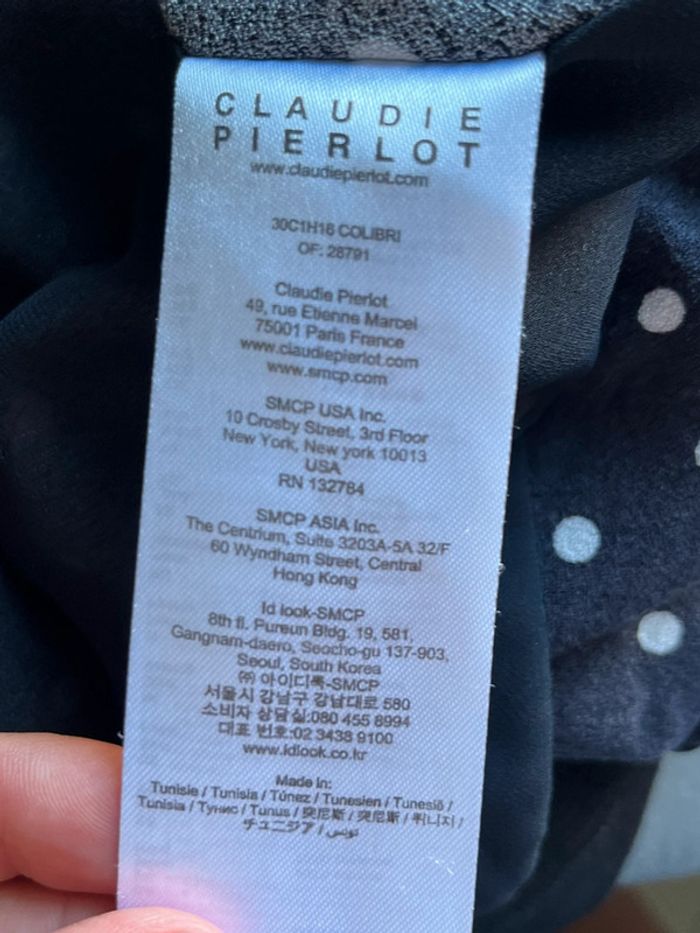 Blouse col en V Claudie Pierlot M - photo numéro 8