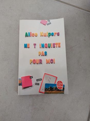Roman de poche Ne t'inquiète pas pour moi de Alice Kuipers
