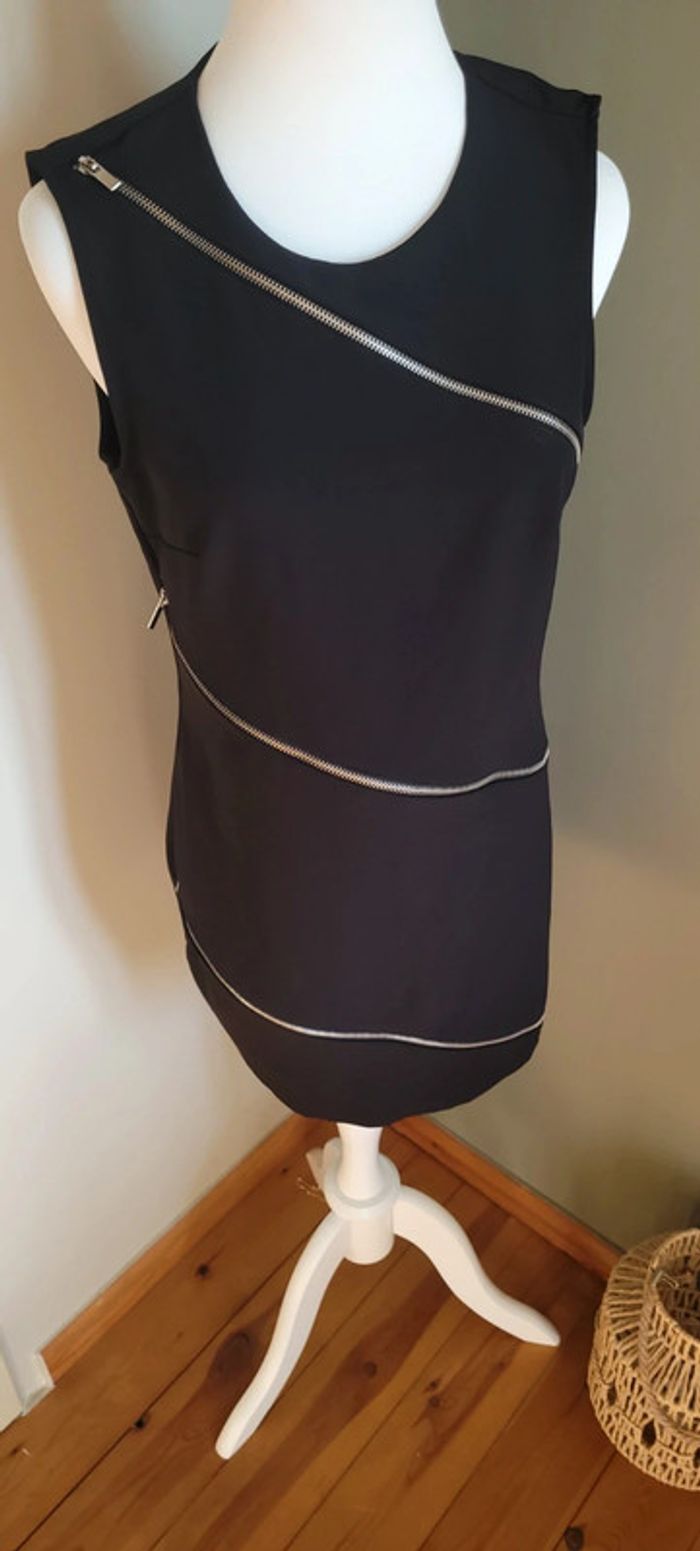 Jolie robe Mango Zippée Taille M - photo numéro 3