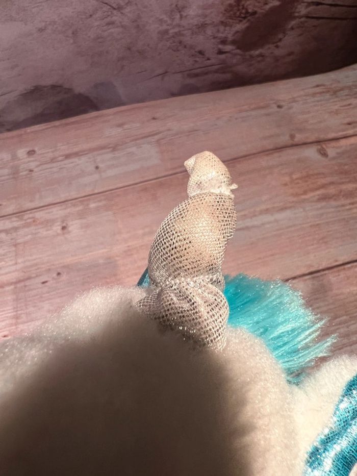 Licorne bleue peluche 18cm - photo numéro 9