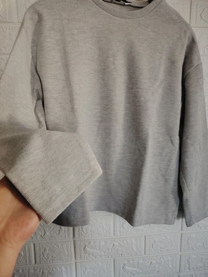 Sweat gris clair - photo numéro 3