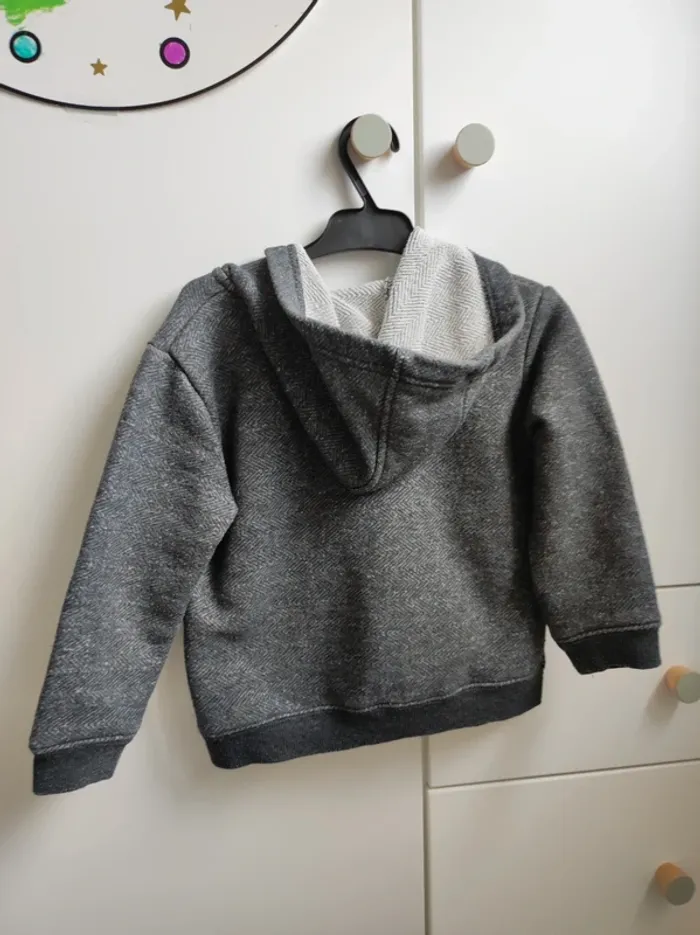 Sweat zippé 3 ans Gémo - photo numéro 2