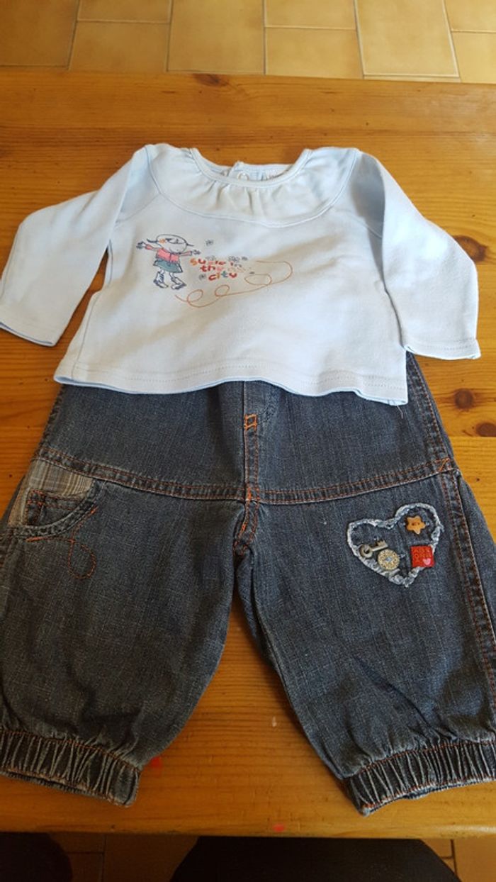 Ensemble taille 3 mois Absorba