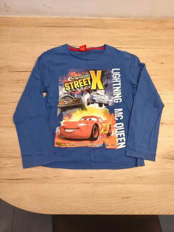 Tee-shirt manches longues cars 10 ans