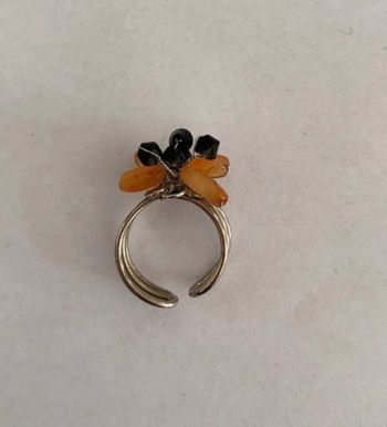 Bague femme papillon ajustable