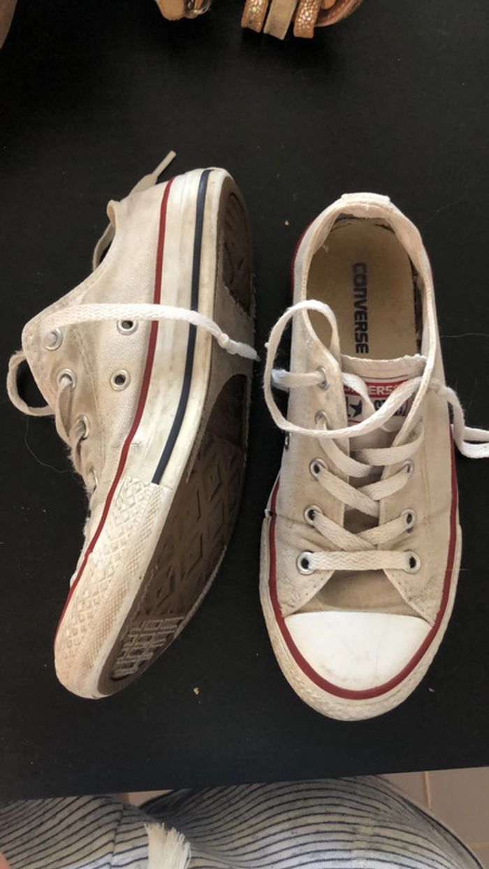Converses blanches t34 - photo numéro 2