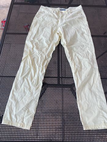 Pantalon jaune clair Trussardi w29 ou 38 40