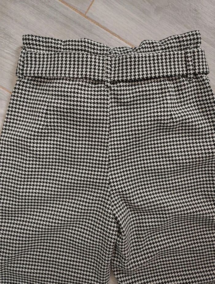 Pantalon taille haute pied de poule H&M T.38 - photo numéro 4