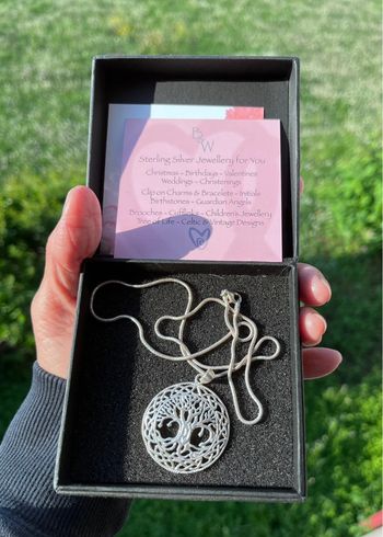 Collier celtique arbre de vie en argent sterling