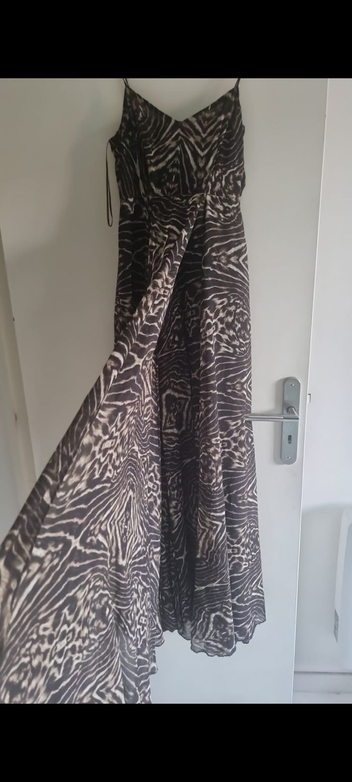 Robe longue léopard h&m taille XS - photo numéro 3