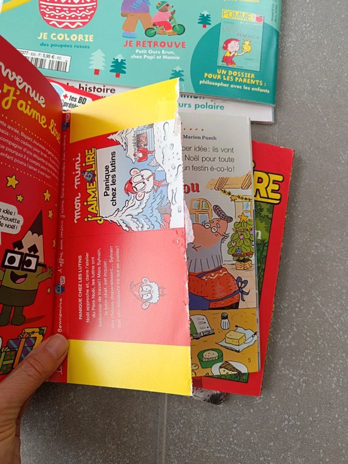 Lot de 2 magazines Pomme d'api et 4 j'aime lire - photo numéro 18