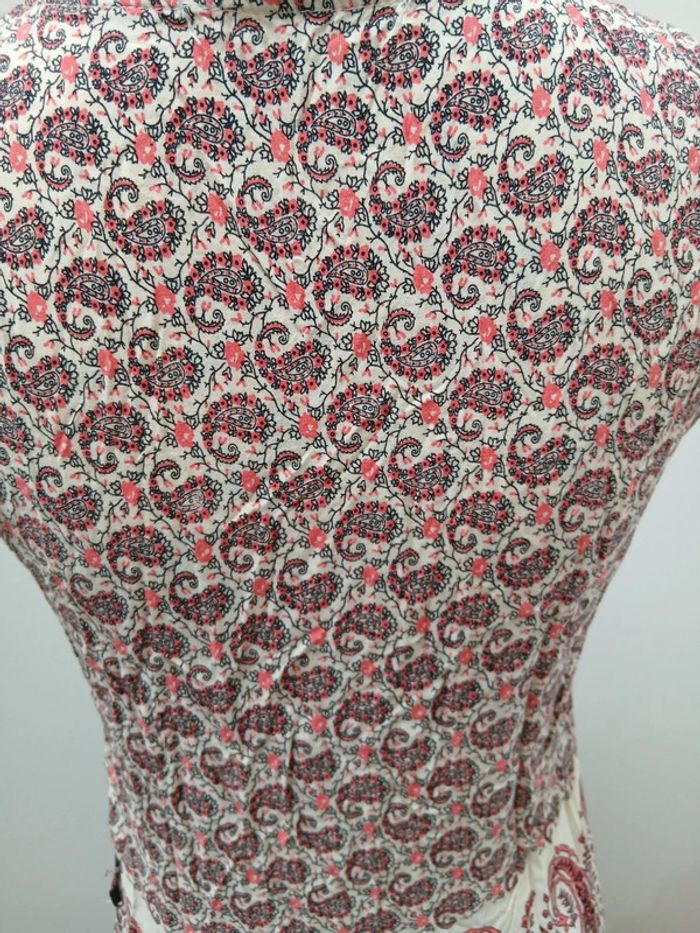 Robe rose et blanche courte taille 34/36 - photo numéro 4