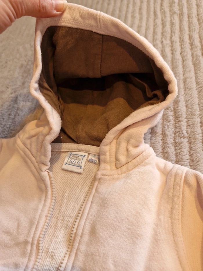 Lot 2 gilets sweat fille 3 mois Cadet Rousselle - photo numéro 6
