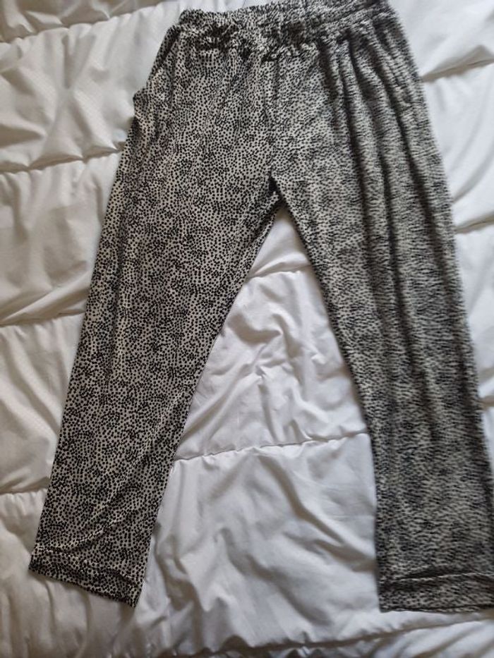 Pantalon femme ceinture élastique.