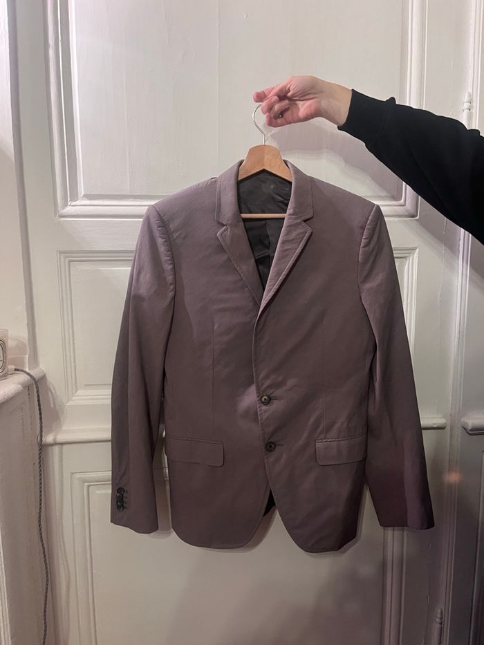 blazer gris/ mauve - photo numéro 5