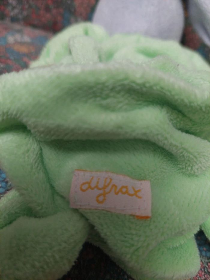 #10 Difrax - doudou lutin vert bonnet violet - photo numéro 3